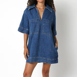 Olivaceous Ava Denim Dress