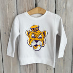 JT x LSU Sailor Mike Kids Sweatshirt-white
