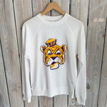 JT x LSU Sailor Mike Unisex Raglan-white