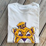 JT x LSU Sailor Mike Unisex Tee-white
