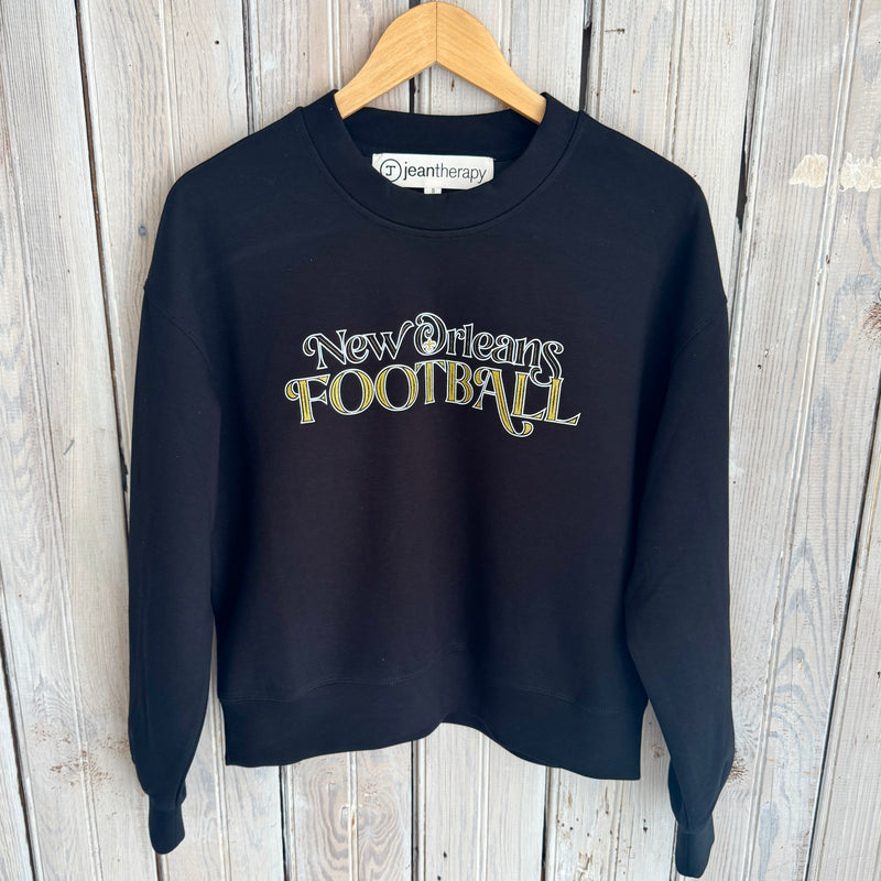 NO Football "O" Sweatshirt-black