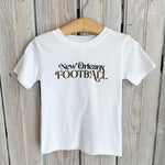 NO Football "O" Fdl Kids Tee-white