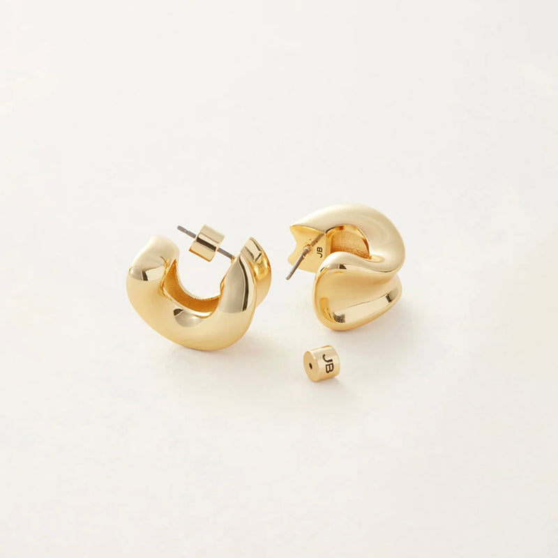 Jenny Bird Chunky Doune Hoops- gold