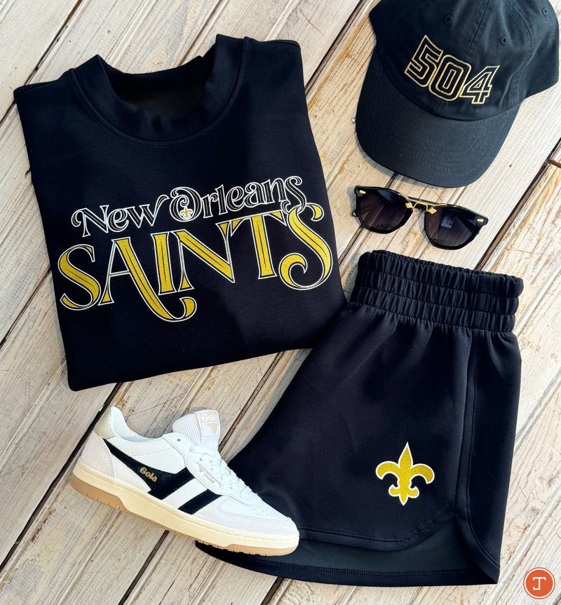 New Orleans Saints "O" Sweatshirt-black