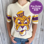 JT x LSU Sailor Mike Loose Knit Jersey