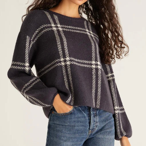 Z Supply Solange Sweater-vintage black
