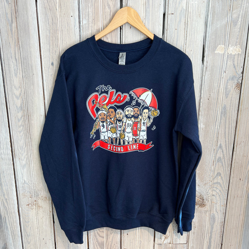 Pels Second Line Sweatshirt-navy