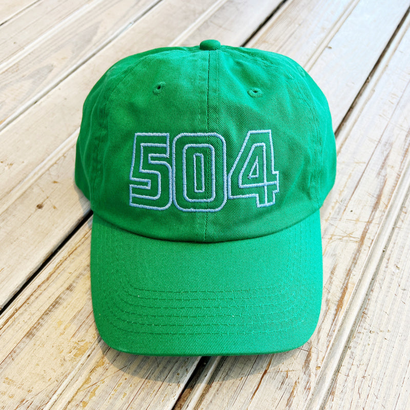 504 Hat-green/blue