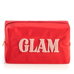 Shiraleah Cara Cosmetic Pouch-glam red