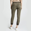 James Perse Mixed Media Pant-army green pigment
