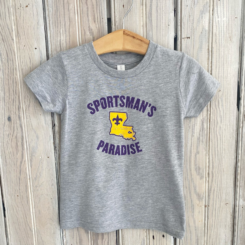 Sportsman's Kid's Tri-LSU grey