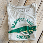Respect The Locals Tank-grey