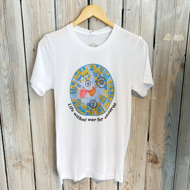Life Without War For Children Tee-white