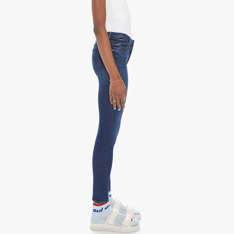 MOTHER The Looker Ankle Fray Jeans in Birds of Paradise | Bloomingdale's