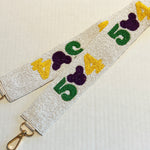 504 Mickey Beaded Strap-white/purple/green/gold