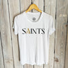 Saints "A" Football Specialty Crew-white