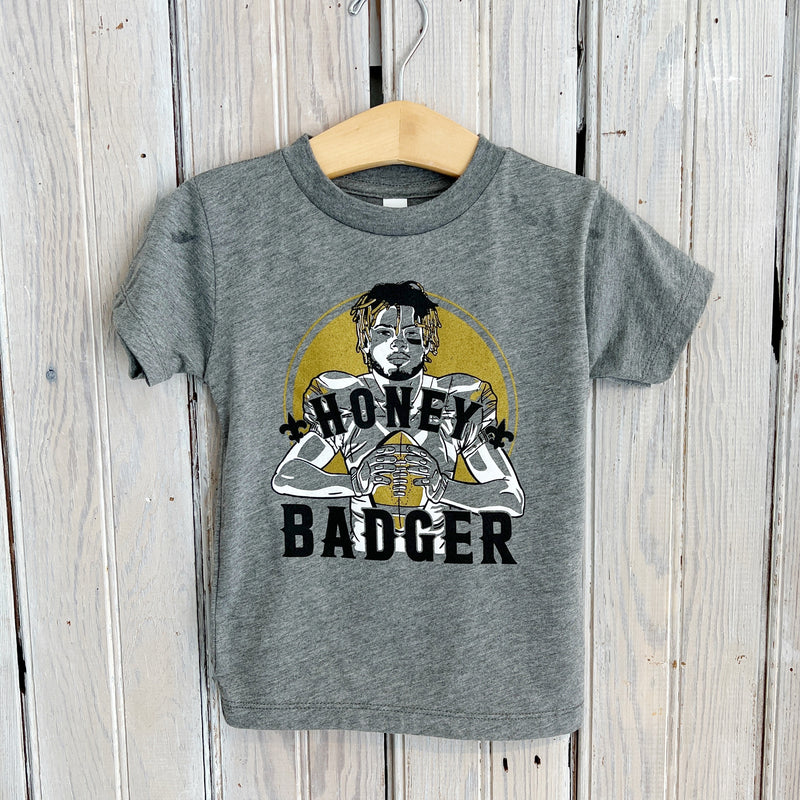 Honey Badger Kid's Tee-grey