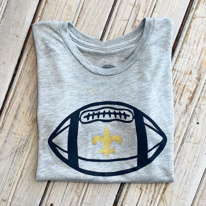 FDL Football Crop Top-grey