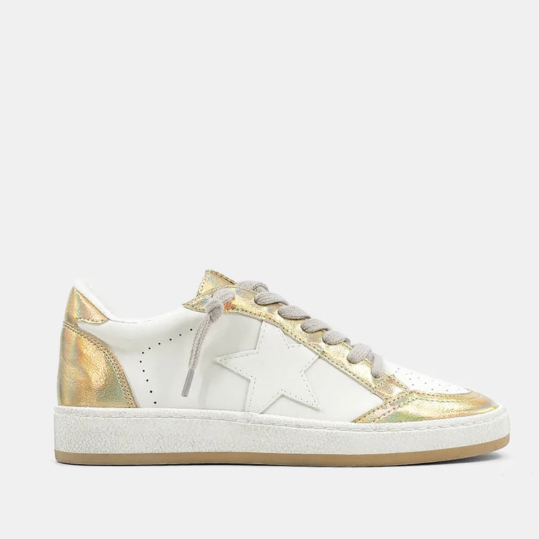 Shu Shop Paz Sneaker-irridescent gold – jeantherapy