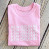 New Orleans x 5 Kids-pink/white