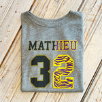 Mathieu #32 Kids Tee-tri grey