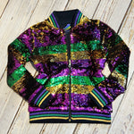 MGC Youth Sequin Jacket-striped