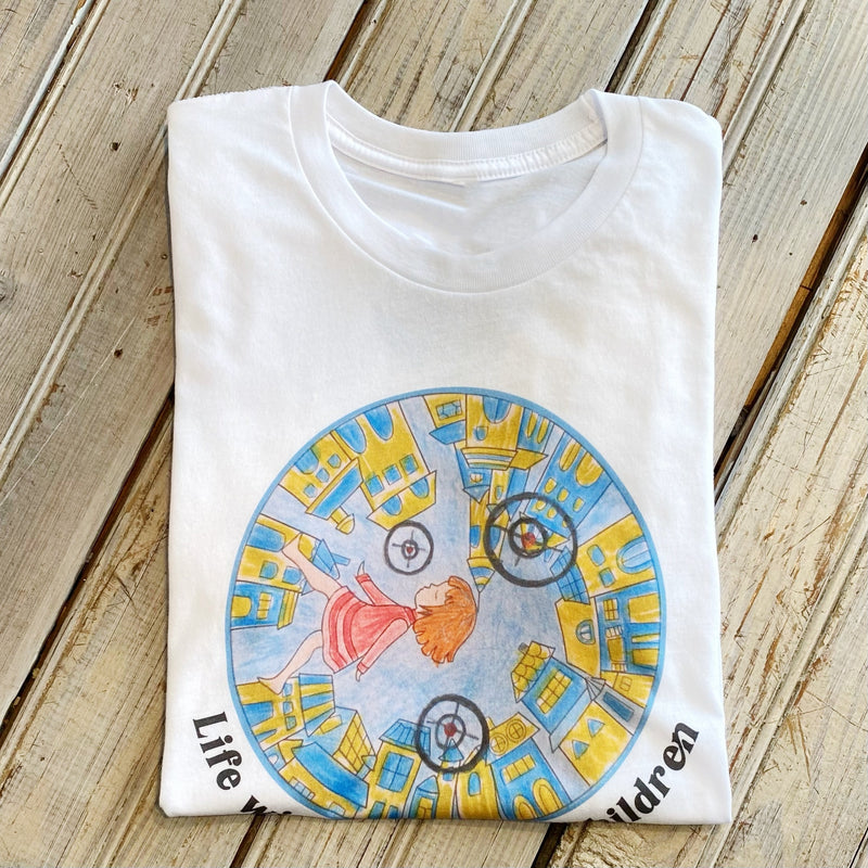 Life Without War For Children Tee-white