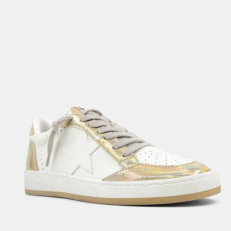 Shu Shop Paz Sneaker-irridescent gold – jeantherapy