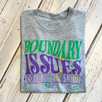 Boundary Issues Tee-tri grey