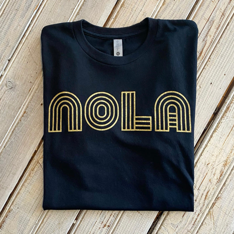 Mono Nola Unisex Tee-black/gold