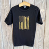 Saints Flag Kids Tee-black/gold