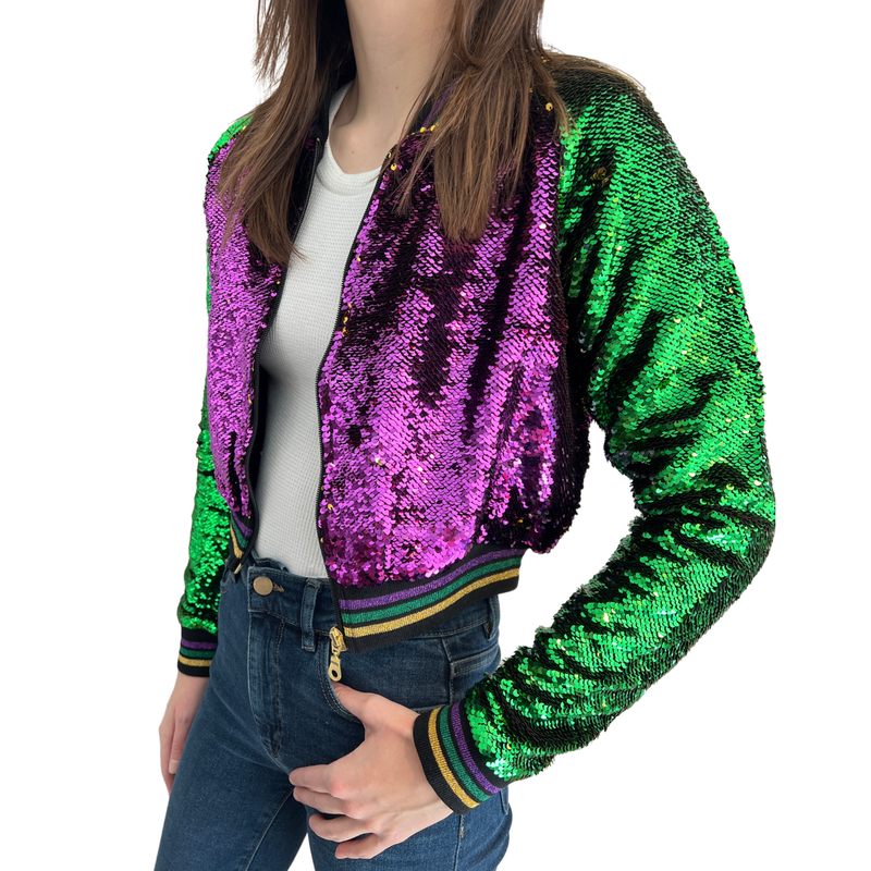 MGC Adult Cropped Sequin Jacket-classic