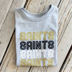 Saints x 5 Kids Tee-grey