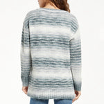 Z Supply Autumn Stripe VNeck Sweater-dsi
