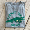 Respect The Locals Tee-tri grey