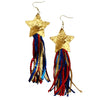 Pelicans Star Earrings - Fringe