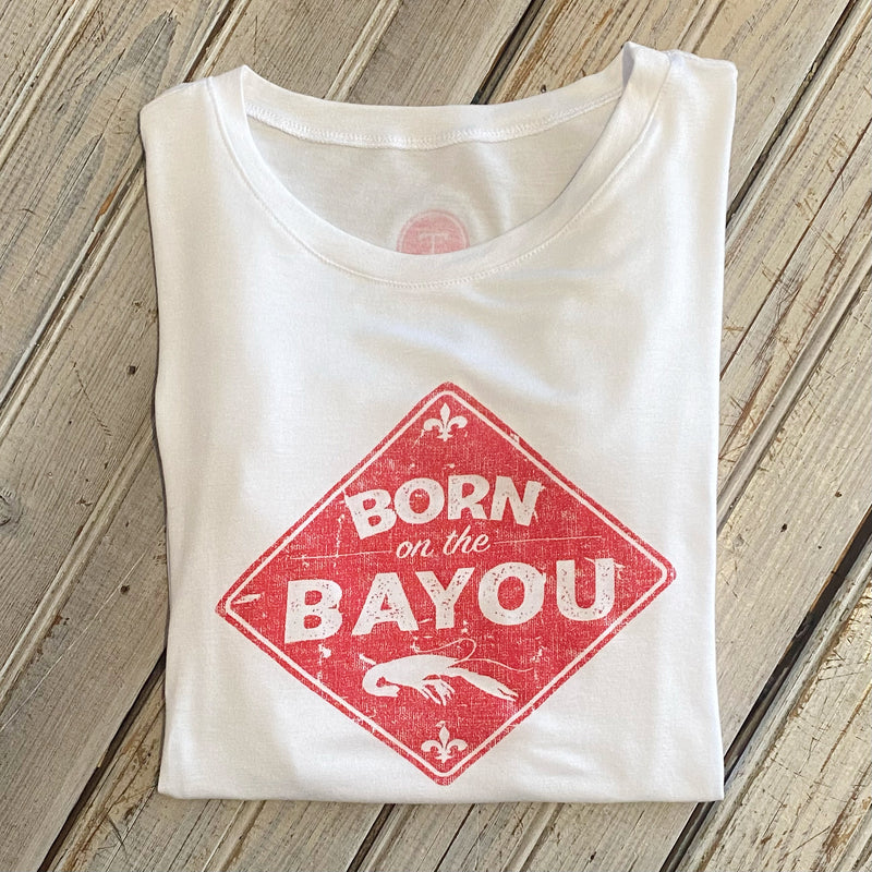 Born On The Bayou Specialty-white