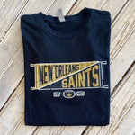 Saints Pennant Tee-black/gold
