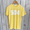 504 Tee-tri yellow