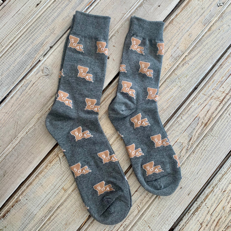Socks- 504 Louisiana State