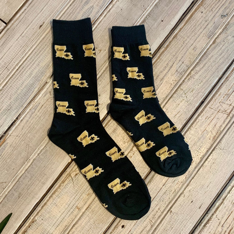 Socks-Black and Gold Home