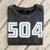 504 Cropped Sweatshirt-vintage black
